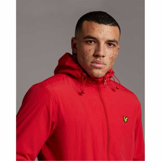 Lyle And Scott And Scott Zip Through Jacket Тунел Червен W703 