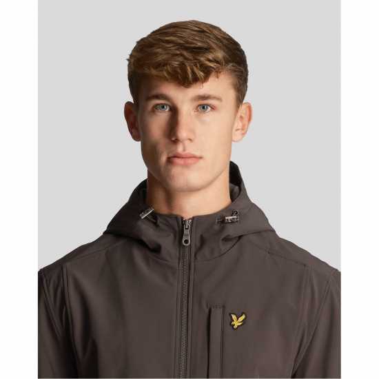 Lyle And Scott Софтшел Яке Soft Shell Jacket Гънметал W635 