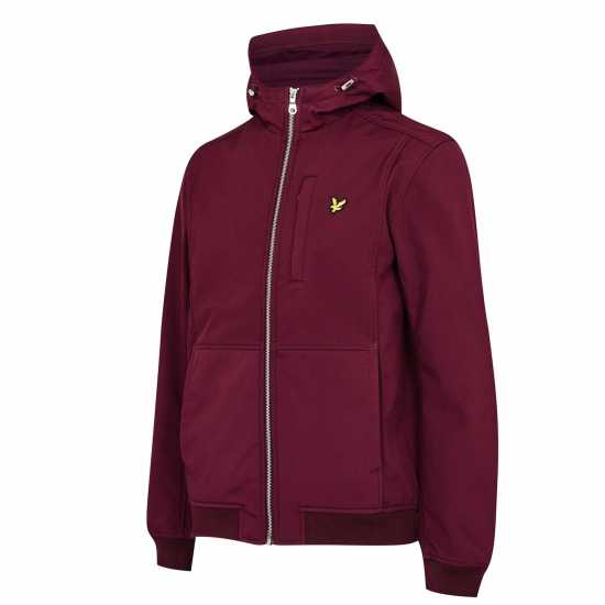 Lyle And Scott Софтшел Яке Soft Shell Jacket Бордово Z562 