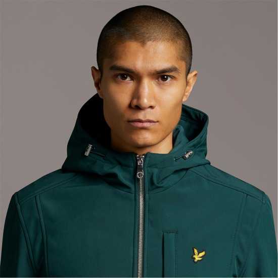 Lyle And Scott Софтшел Яке Soft Shell Jacket Тъмно зелено W486 