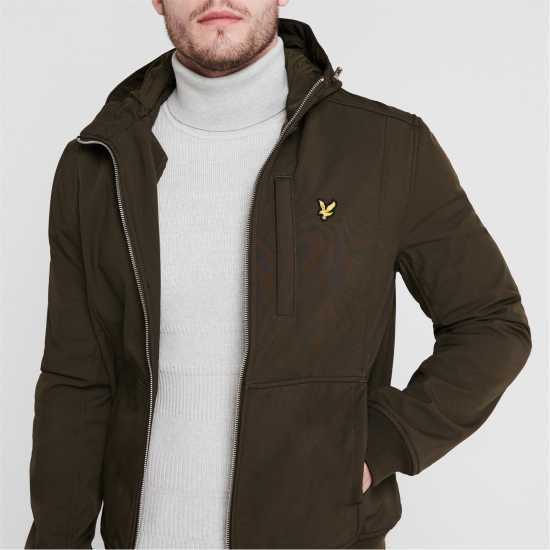 Lyle And Scott Софтшел Яке Soft Shell Jacket Олива W485 