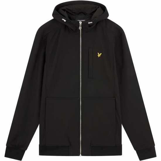 Lyle And Scott Софтшел Яке Soft Shell Jacket Черно небесно Z865 