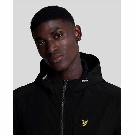 Lyle And Scott Софтшел Яке Soft Shell Jacket Черно небесно Z865 