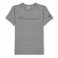 Champion Crewneck T-Shirt Childrens Сиво Детски тениски и фланелки