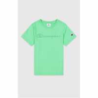 Champion Crewneck T-Shirt Childrens Зелено Детски тениски и фланелки