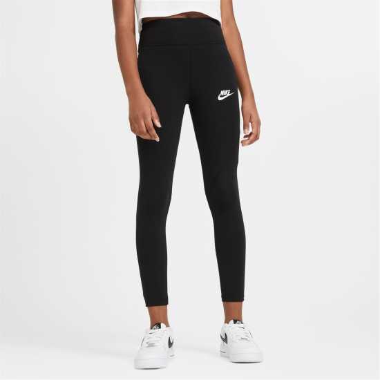 Nike Sportswear Favorites Big Kids' (Girls') High-Waisted Leggings  Детски клинове