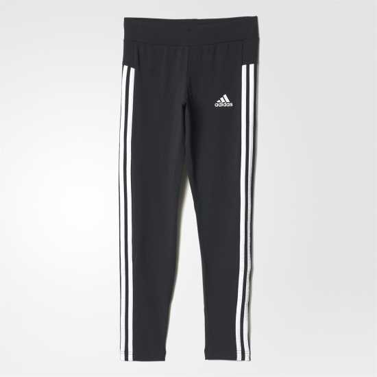 Adidas Клин Малки Момичета 3 Stripe Tights Junior Girls  Детски клинове