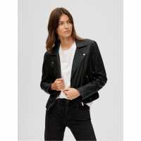 Кожено Яке Selected Femme Katie Leather Jacket  Дамски якета и палта