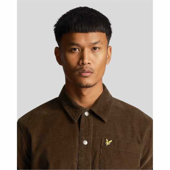 Lyle And Scott Lyle Cord Overshirt Sn34  