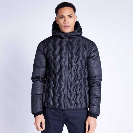 11 Degrees Nitro Puffer Jacket - Black  Мъжки грейки