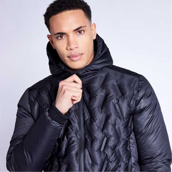 11 Degrees Nitro Puffer Jacket - Black  Мъжки грейки