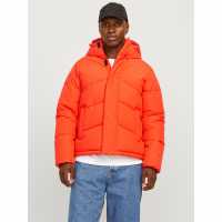 Jack And Jones World Puffer Jacket Драконски огън Мъжки якета с пух