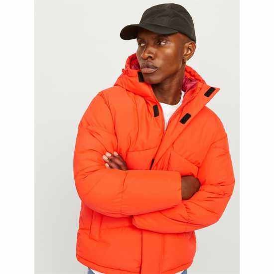 Jack And Jones World Puffer Jacket Драконски огън Мъжки якета с пух