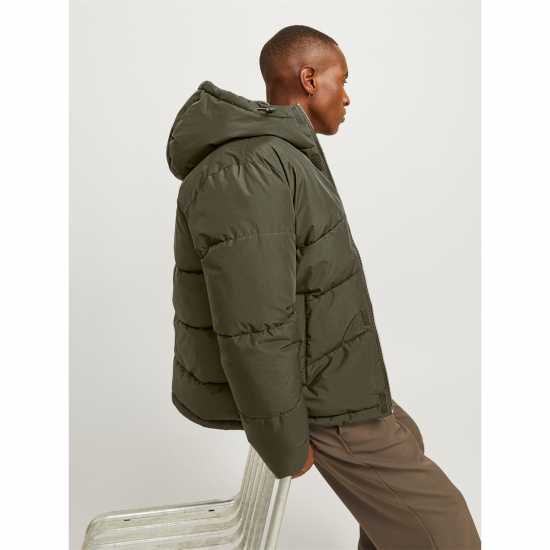 Jack And Jones World Puffer Jacket Олива Нощ Мъжки якета с пух