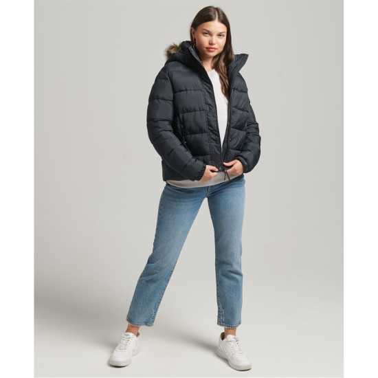 Superdry Hooded Mid Layer Short Jacket  