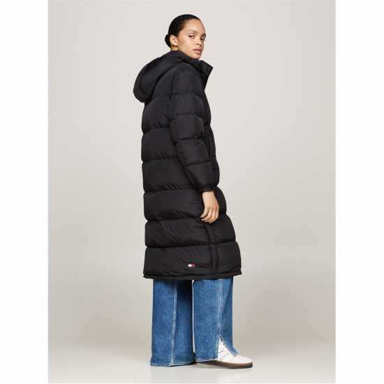 Tommy Jeans Alaska Long Puffer Jacket Черно Дамски якета и палта