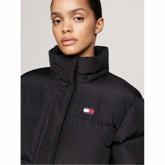 Tommy Jeans Alaska Long Puffer Jacket Черно Дамски якета и палта