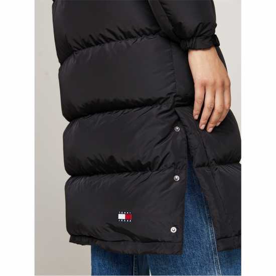 Tommy Jeans Alaska Long Puffer Jacket Черно Дамски якета и палта