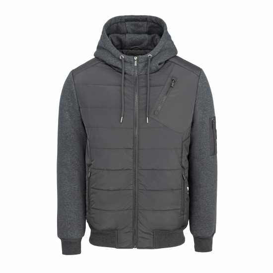 Firetrap Мъжко Яке Hybrid Hybrid Jacket Mens  Мъжки грейки