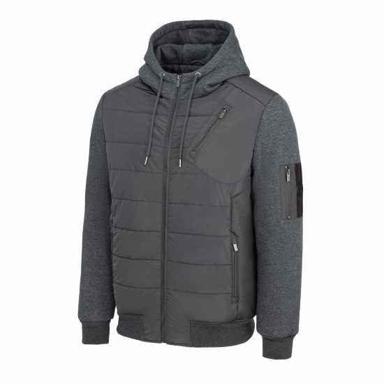 Firetrap Мъжко Яке Hybrid Hybrid Jacket Mens  Мъжки грейки