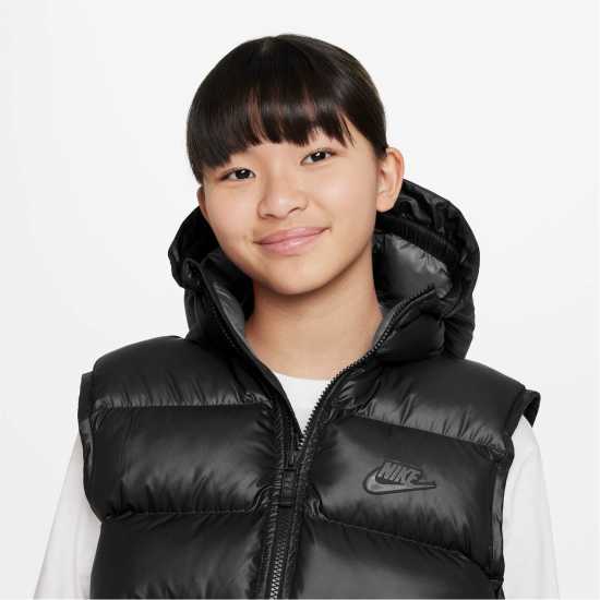 Nike Sportswear Heavyweight Synthetic Fill EasyOn Big Kids' Therma-FIT Repel Loose Hooded Vest  