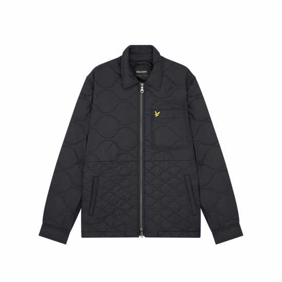 Lyle And Scott Lyle Quilted Os Sn99 Черно лед 