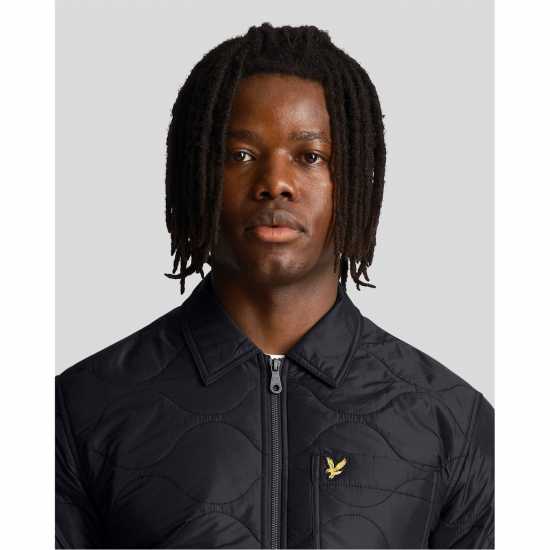 Lyle And Scott Lyle Quilted Os Sn99 Черно лед 