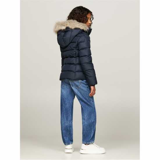 Tommy Hilfiger Faux Fur Hood Puffer Jacket  Детски якета и палта