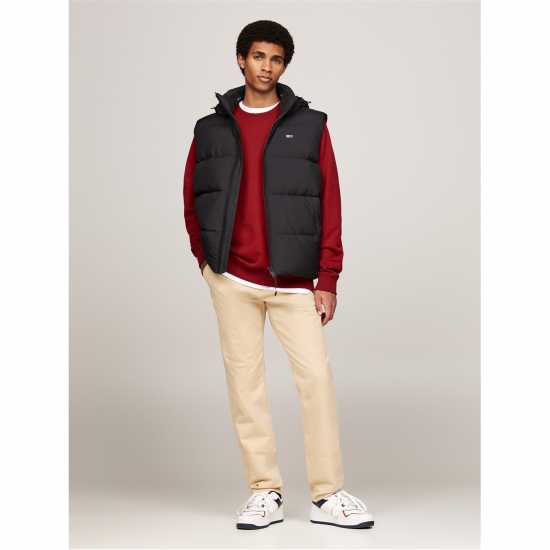 Tommy Jeans Essential Down Vest Черно 