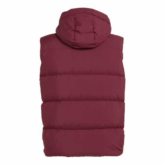 Tommy Jeans Essential Down Vest Дълбок червен 