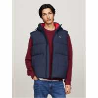 Tommy Jeans Essential Down Vest Нощна морска синьо 