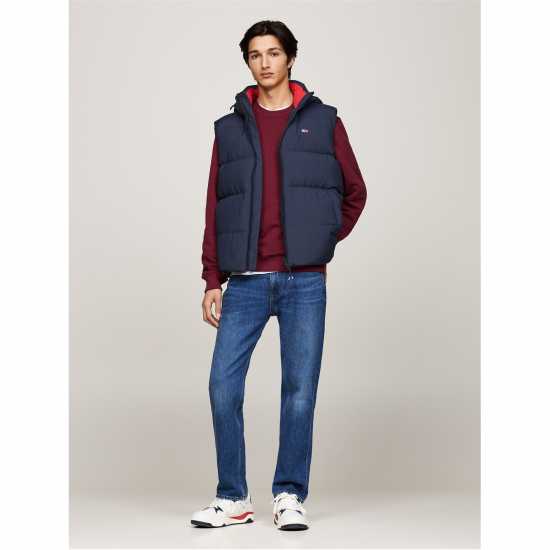 Tommy Jeans Essential Down Vest Нощна морска синьо 