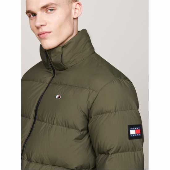 Пухено Яке Tommy Jeans Essential Down Jacket Умора Зелено 