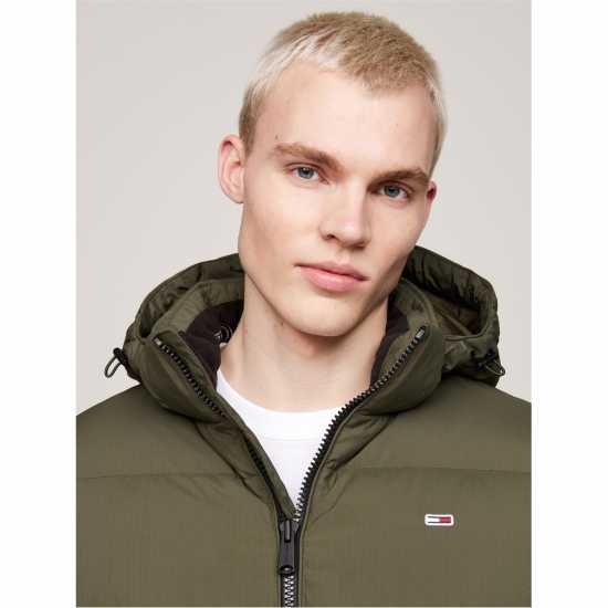 Пухено Яке Tommy Jeans Essential Down Jacket Умора Зелено 