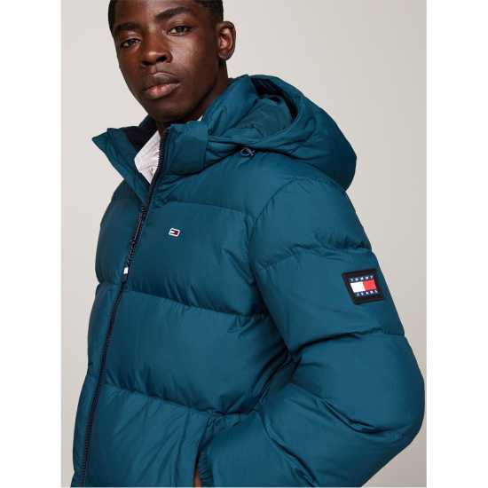 Пухено Яке Tommy Jeans Essential Down Jacket СИНЬО 