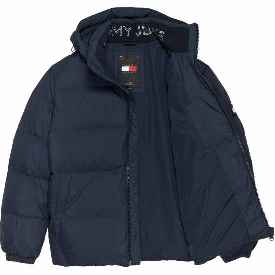 Пухено Яке Tommy Jeans Essential Down Jacket Нощна морска синьо 