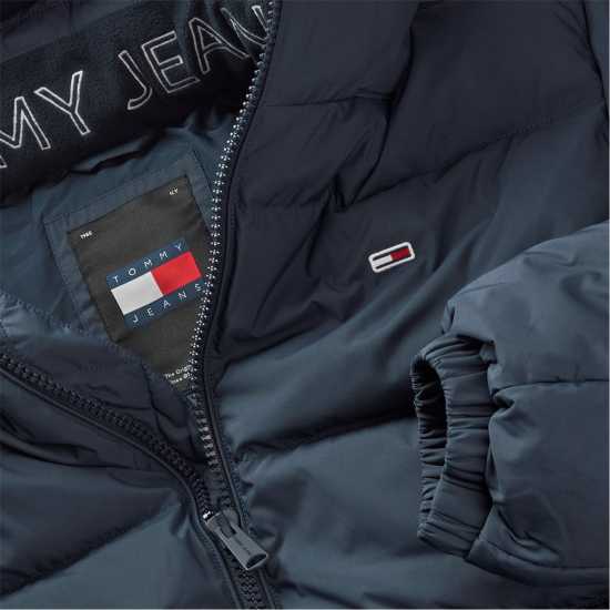 Пухено Яке Tommy Jeans Essential Down Jacket Нощна морска синьо 