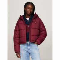 Tommy Jeans Puffer Jacket Дълбок червен 