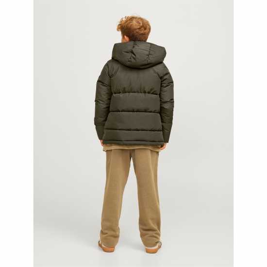 Jack And Jones World Puffer Jacket Олива Нощ 