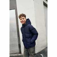 Jack And Jones World Puffer Jacket Нави блейзър 