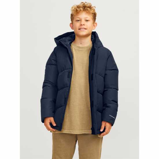 Jack And Jones World Puffer Jacket Нави блейзър 