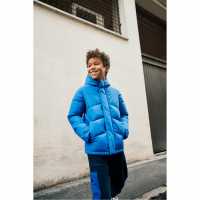 Jack And Jones World Puffer Jacket Морско синьо 