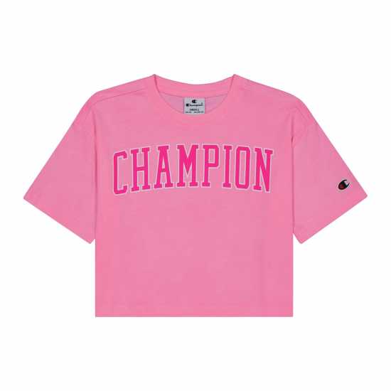 Champion G Crewneck Jn99 Розово Детски тениски и фланелки