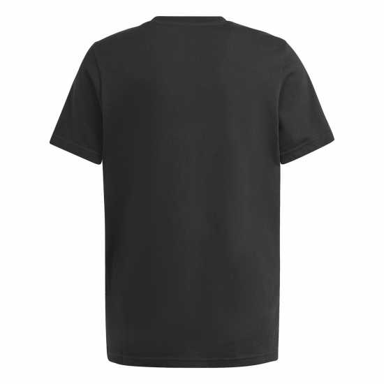 Adidas Girls Essentials Linear T-Shirt Черно Животно Детски тениски и фланелки