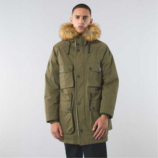 Pretty Green Pg Watson Parka Sn44 Хаки 