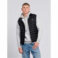 Us Polo Assn Bound Quilted Gilet Sn00 Черно/Бяло Мъжки грейки