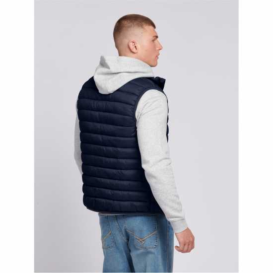 Us Polo Assn Bound Quilted Gilet Sn00 Морска синьо/червено Мъжки грейки