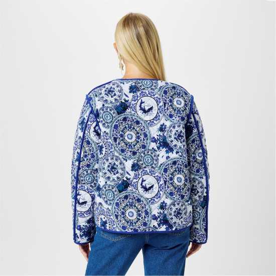 Biba Ватирано Яке Printed Quilted Jacket  