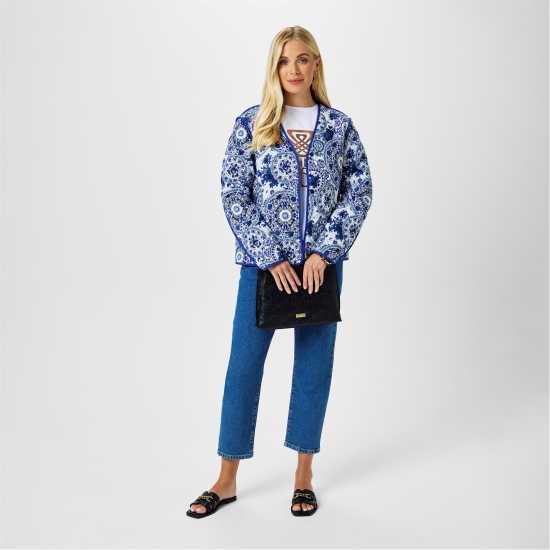 Biba Ватирано Яке Printed Quilted Jacket  