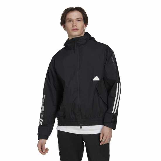 Adidas Мъжко Яке 3-Stripes Storm Jacket Mens Anorak  Мъжки грейки